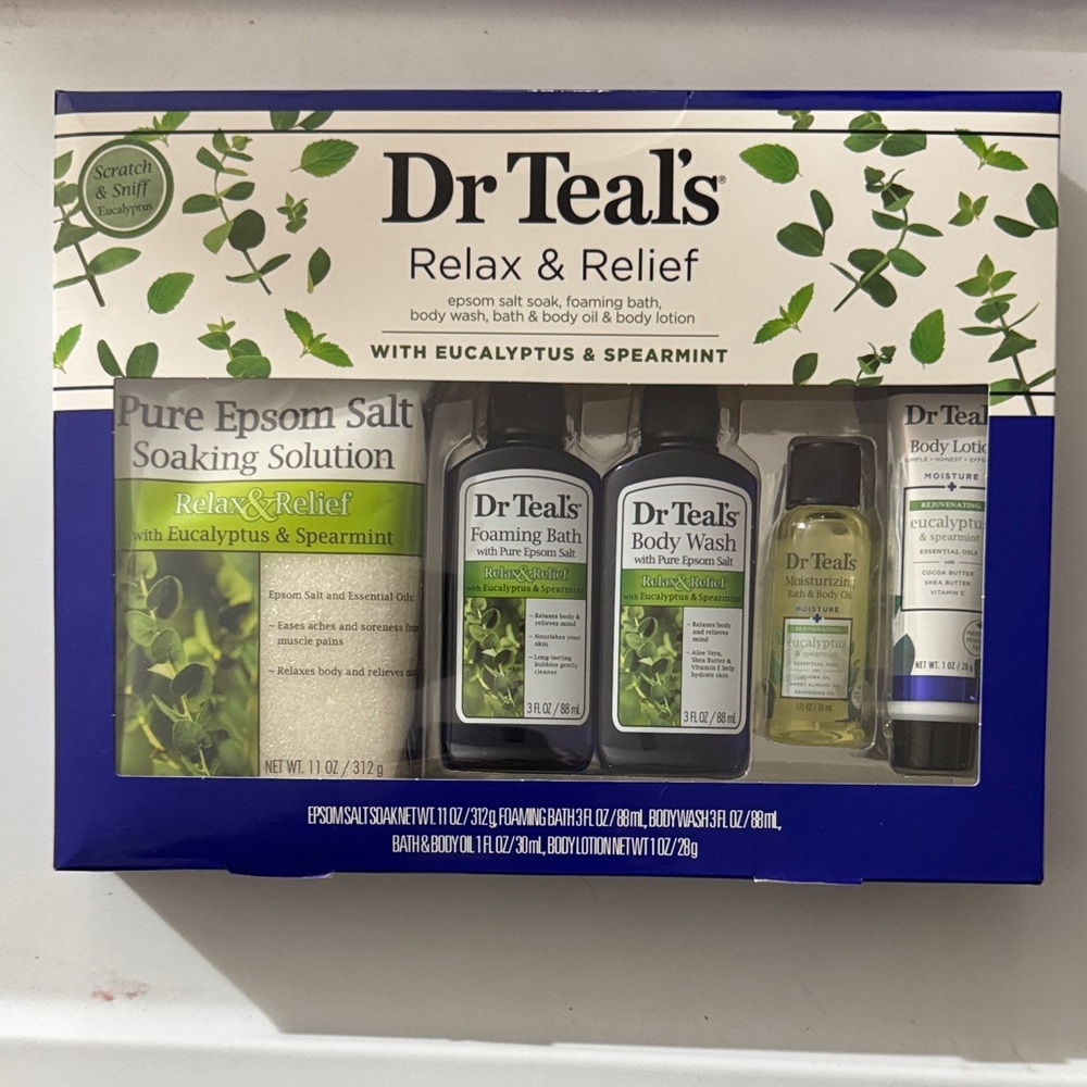 Dr Teal's Relax & Relief Bath Set